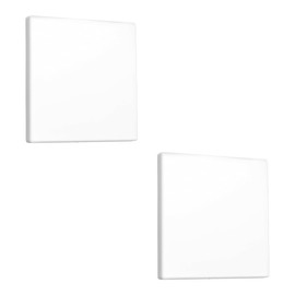 Namvo 2 Pieces Blanking Socket Covers for Switch Socket Blank Plate Wall Hole Cover Decorative Cover for Home Decoration 86mm Square Wall Plate 3.4 Inch