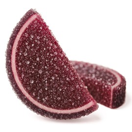 NY Spice Shop Fruit Slices Candy - 3 Pound Black Cherry Jellies Juicy Jelly Kosher Gummy Gel Fruit Slices