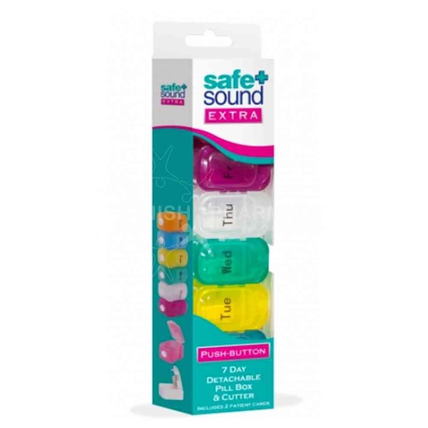 Safe & Sound Extra Pill Box & Cutter