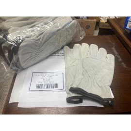 Protective Industrial Products 12-Pairs PIP 68-162SB/L, Top Grain Leather Gloves, Made with Kevlar Stitching