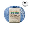 100% Organic Cotton, Multicoloured Yarn, Needles 2.5-3, Sesia Organic Bimbo,
