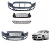 Fusion Front Bumper Cover & Upper Lower Grille Replacement For