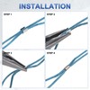100-Pack Fold Over Crimp End Caps, 0.5 x 0.4in/ 12