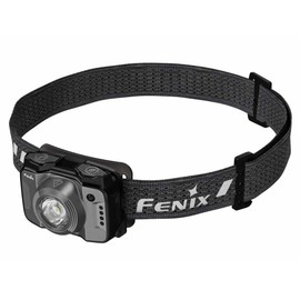 Fenix HL12R V2.0 Grey Rechargeable Outdoor Headlamp | 500 Lumen | 125m | 112 Hrs Max | 500 Lumen White Spotlight with Secondary 1 Lumen Red Beam | IP66