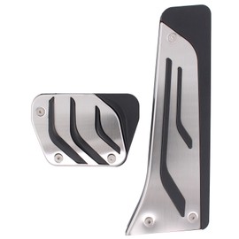 Pedal Cover Pedal Caps Pedal Set Foot Pedal Brake Pedal Accelerator Pedal Cover Pedal Pad Stainless Steel Automatic Transmission for 3 Series E91 E92 E93 F30 F80 F31 F34 4 Series F32 F82