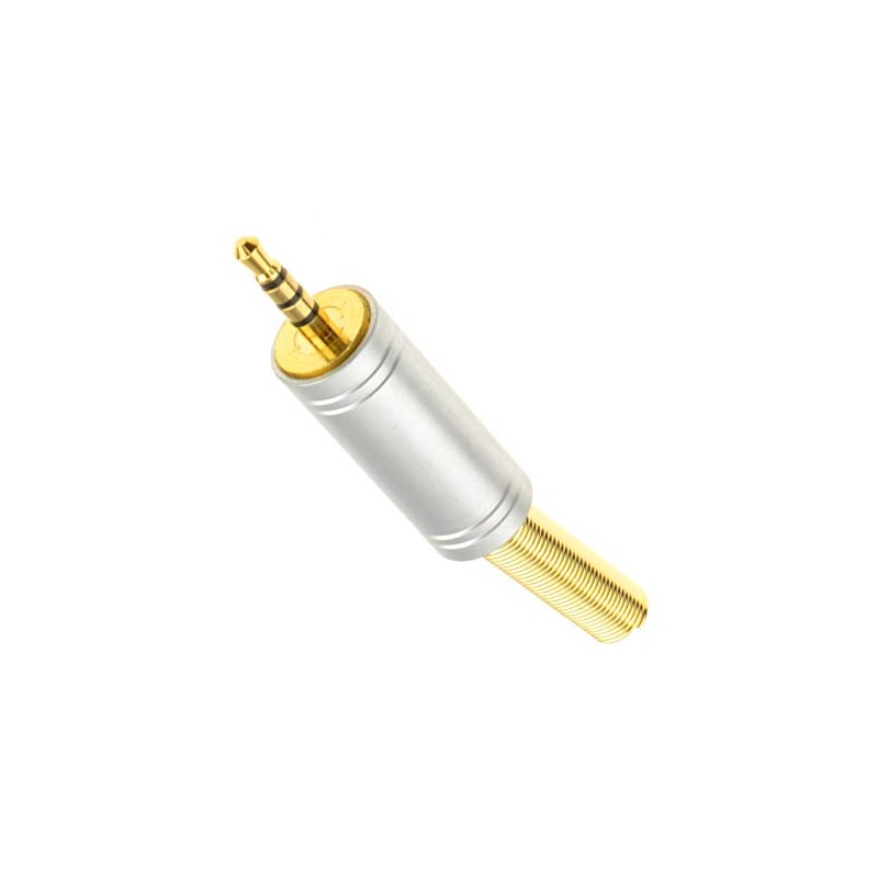 kenable 2.5mm 4 Pole Audio/Video/Mic Soldering Terminal End Jack Plug