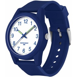 SOCICO Kids Analog Watches for Boys Girls 50M Waterproof Watches Learning Time Children Watch Easy to Read for Ages 3-12 Kids Birthday, Christmas Day, Children's Day Gifts (Blue)