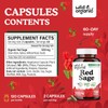 Wild & Organic Red Sage Capsules - 1200 mg Dan