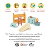 Mentari Toys - Playroom - Wooden Dollhouse Furniture Set for