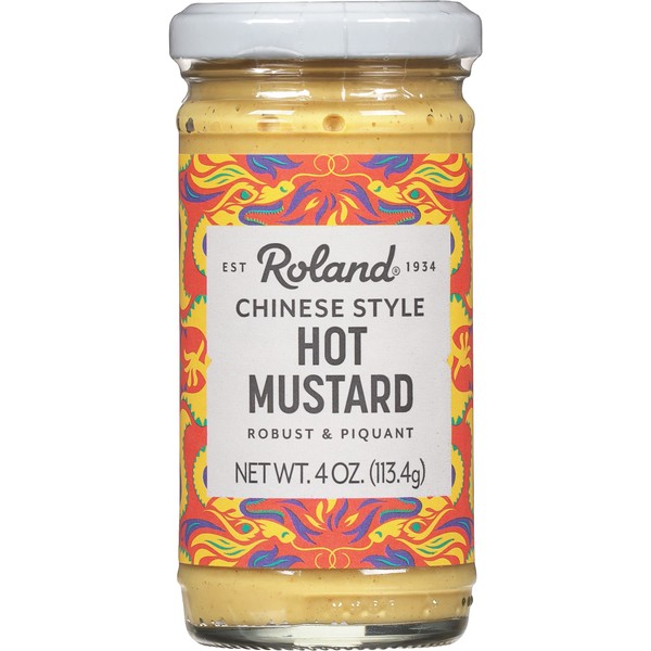 Roland Foods Chinese Hot Mustard, Specialty Imported Food, 4-Ounce Jar
