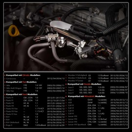 Frankberg Intake Manifold Pressure Sensor 4-Pin Compatible with Fiesta VII HF HJ Ku.ga II DM2 Mondeo V Hatchback CE C4 Aircross Jazz II GD GE2 GE3 Lancer VIII CYA CZA Replace# CV2A9F479AA