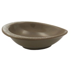 Santoku 20013-2 Banko Ware Ginpu Hanamishima Astragalus Large Saucer Set of 2 Made in Japan