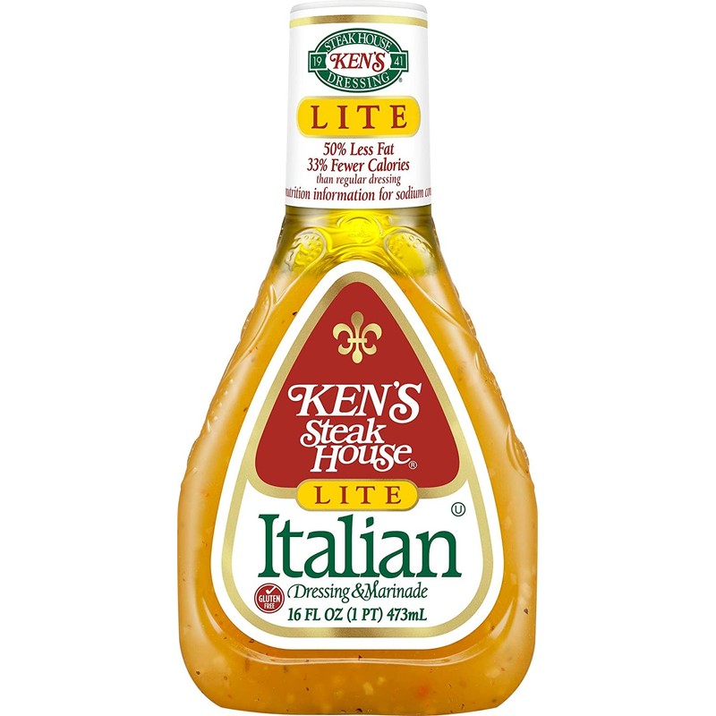 Ken's Steak House Lite Italian Dressing & Marinade, 16 Fl