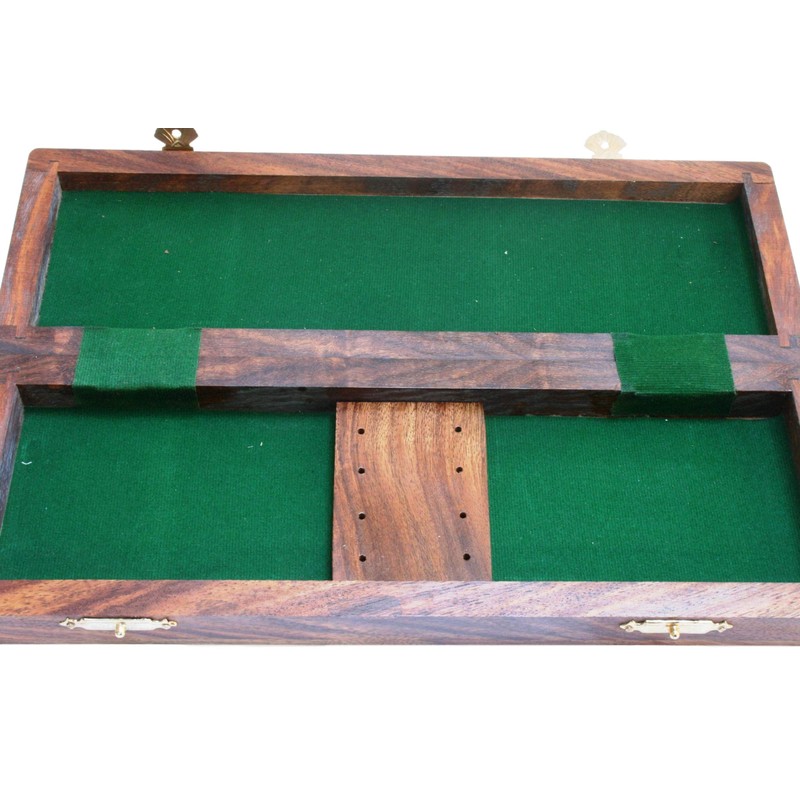 Gamekeepers Cottage gifts Campervan Wooden Cribbage Board with Playing Cards
