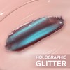 GAOY Cat Eye Gel Nail Polish, 16ml Glitter Holographic Nail