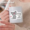 Motivational Cat Sayings Decals Set | Cute Cat Stickers Pack