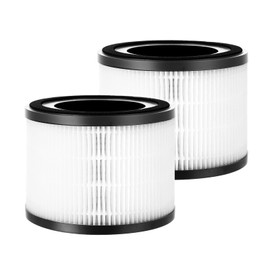 AP-S0610L HEPA Air Purifier Filter Replacement, Compatible with MOOKA AP-S0610L Air Purifier, 3-in-1 High-Efficiency Activated Carbon, 2 Pack