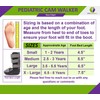 Mars Wellness Premium Pediatric Cam Walker Fracture Ankle Boot -