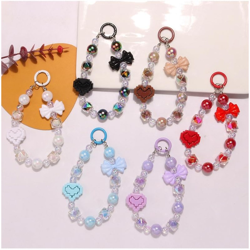 [Plus Nao] Plus Nao Keychain, Strap, Keyring, Women's, Women's, Ribbon,