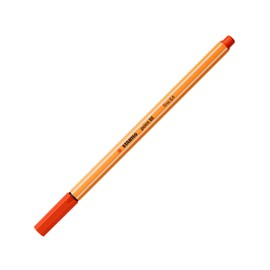 Fineliner - STABILO point 88 - Wallet of 10 - Red