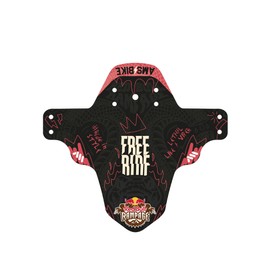 All Mountain Style AMS Bicycle Front Mudguard - Fits 26" / 27.5" / 29" Red Bull Ram Free