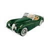 Jaguar XK 120 Roadster Convertible Green 1948-1954 1/24 Burago Model