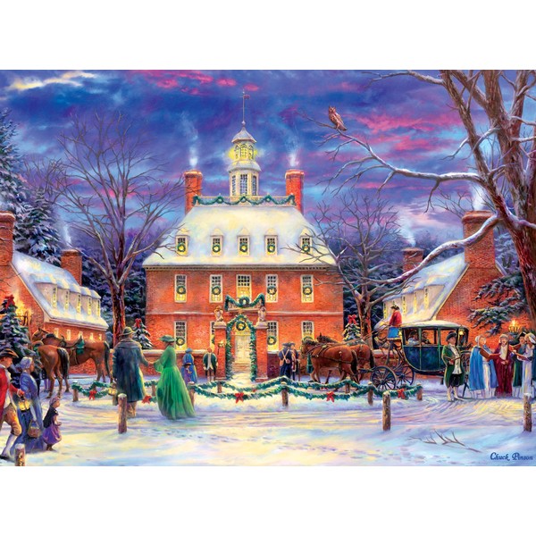 Buffalo Games - Chuck Pinson Holiday Collection - Governor's Party - 1000 Piece Jigsaw Puzzle