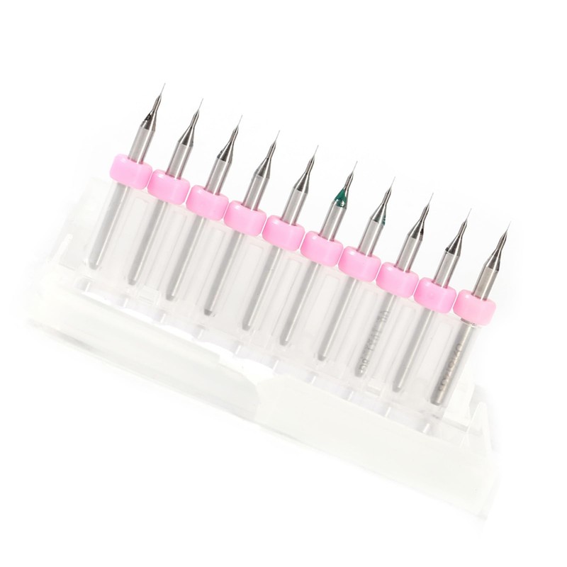 PCB PCB Carbide Micro Drill Bit Tool Set 0.1 mm