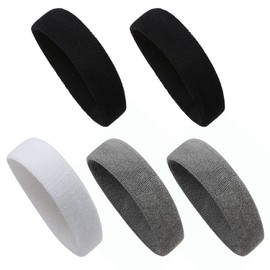 ARSZHORSVS Headband Headband Headband Sweat-wicking Breathable Towel Fabric, Soft, Antibacterial, Odor Resistant, Hair Clip, For Sports, For Facial Cleaning, Bicycle, Dance, Running, Yoga, Unisex,