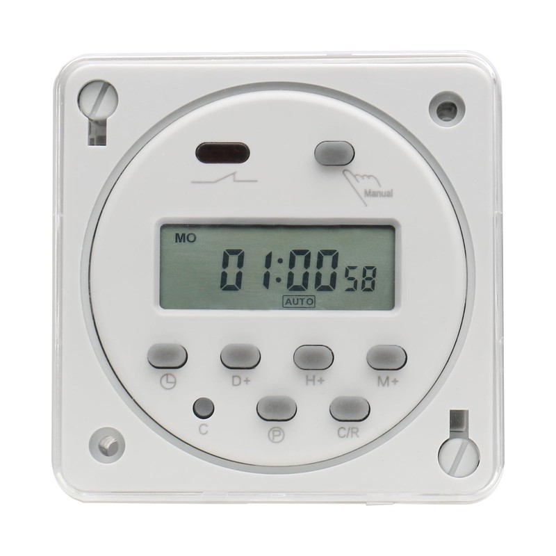 Baomain CN101A AC/DC 12V Digital LCD Power Programmable Timer Time