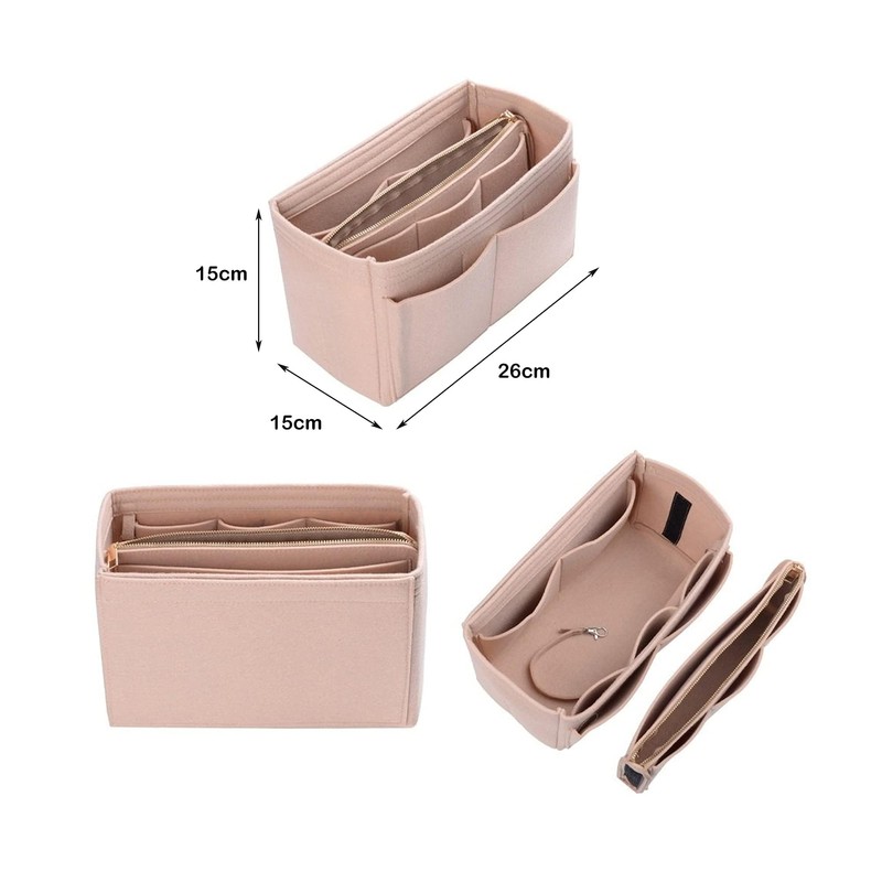 SUQ Handbag Organiser Insert Shaper, 2 in1 Bag Insert with