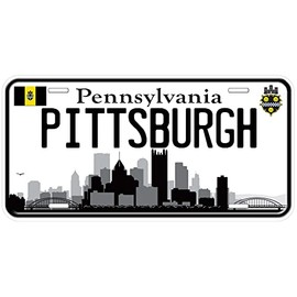 Pittsburgh PA Skyline Novelty Car Auto License Plate