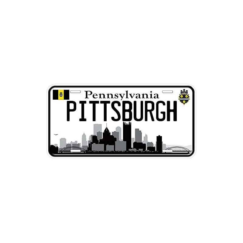Pittsburgh PA Skyline Novelty Car Auto License Plate