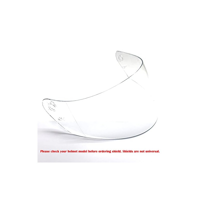 1Storm Motorcycle Dual Visor Full Face Helmet Shield for Helmet