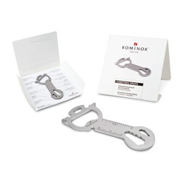 Gift Item: Rominox Key Tools, Various Designs, Key Tool / Key Fob, Stainless Steel Multitool, Includes Functional Description, Multifunctional Tool for Travelling or Holidays