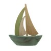 FRANK FLECHTWAREN Nautical Decorative Figurine Sailing Boat AHOI Set of
