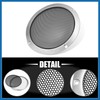 A ABSOPRO 8" Speaker Grille Cover Mesh Trim Round Subwoofer