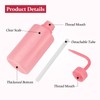 ATOMUS 3pcs Pink Tattoo Squeeze Wash Bottle 250ml Lab Bottles