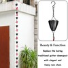 Aifeorzo Cardinal Rain Chain, 8.5Ft Rain Chains for Gutters and