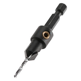 Trend Snappy TCT 9.5mm Diameter Countersink & HSS 2.5mm Drill for No6 Gauge Screws, Tungsten Carbide Tipped, SNAP/CS/6TC