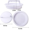 AISIBO 2 Piece Hamburger Press, Plastic Burger Press, Hamburger Maker