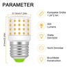 E27 LED Warmweiß Glühbirne, 5 Watt 500 Lumen LED Lampe