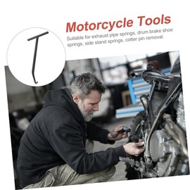 ULTECHNOVO 2pcs Motorcycle Exhaust Spring Hook Tool Heavy-Duty Puller for Exhaust Springs and Cotter Pin Removal