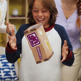 Ideal | This Side Up: The parcel-flipping, electronic reaction game | Family Games | 1+ Players| Ages 8+