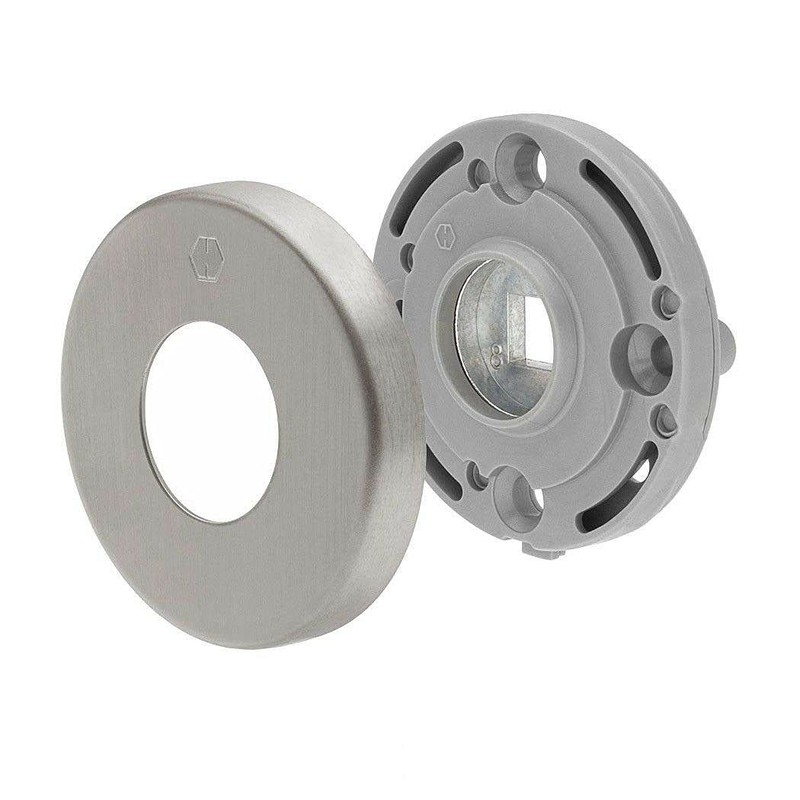 Hoppe Paris E138Z/42KV/42KVS 3297057 Door Fitting with Button/Profile Cylinder Holes,
