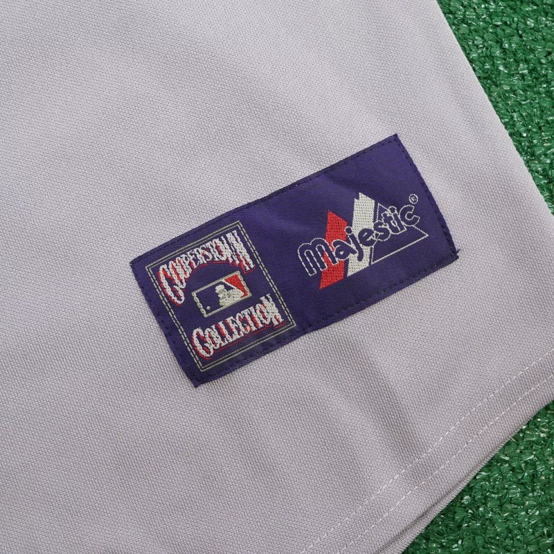 Majestic Jay Buhner 1989 Seattle Mariners Cooperstown Men's Grey Road