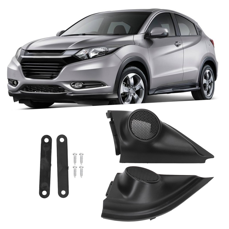 2pcs Door Pillar Tweeter Cover Trim Car Adaptations Replacement for