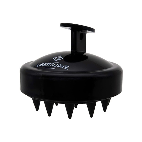 ubersuave Daily Scalp Brush Comb Hair Shampoo Brush Soft Silicone