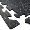IncStores 8mm Thick Eco-Lock Interlocking Rubber Floor Tiles | Large
