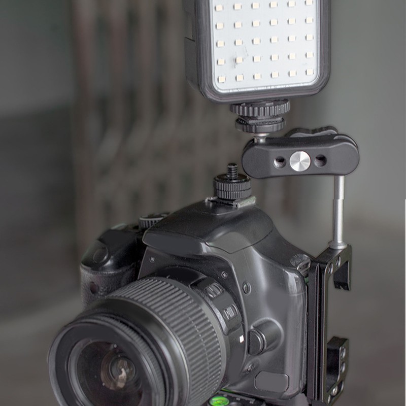 Mini Articulating Arm with Dual Ball Head 1/4in Screw Hole